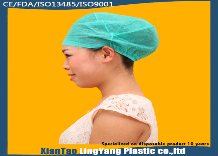 Hot sale different color disposable non woven doctor cap with elastic