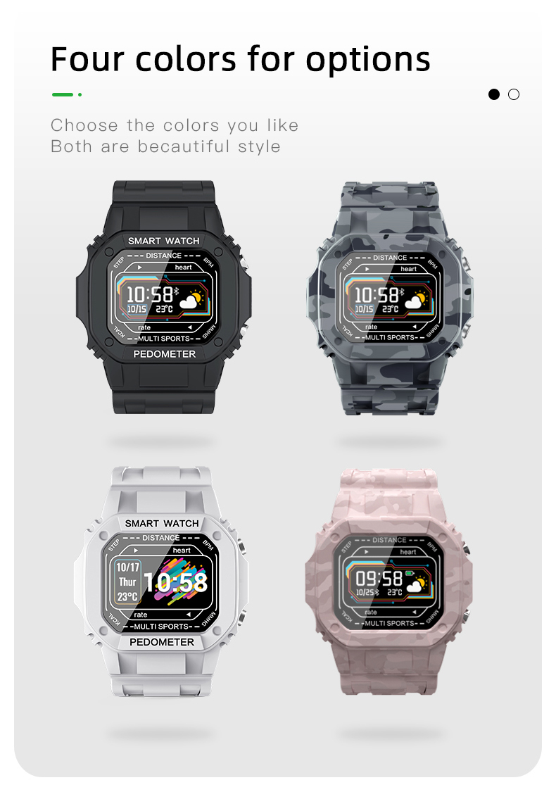 OEM 0.96TFT Kids Fitness Tracker Watch Waterproof Digital Sports Wrist Wearable
