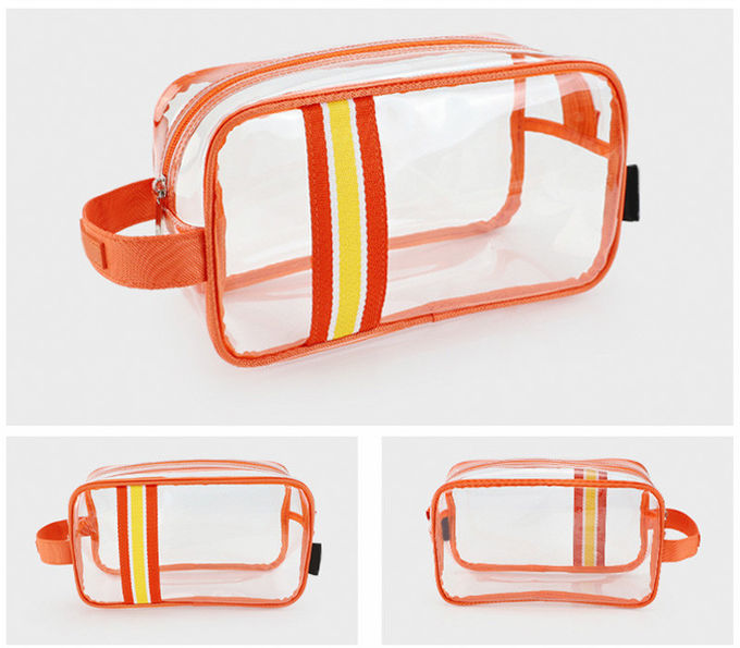 Waterproof Transparent Clear Plastic Makeup PVC Bulk Cosmetic Bag