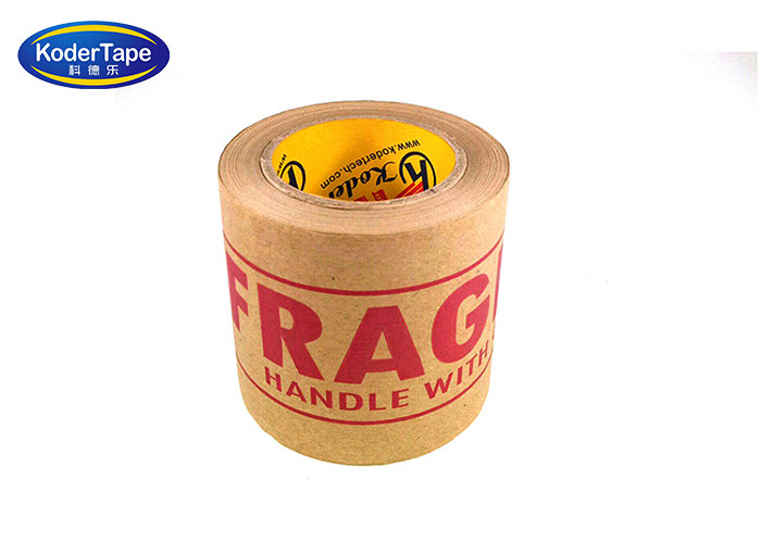 Starch Adhesive Kraft Paper Tape 160oz/in 44.7N/25mm SGS Certification
