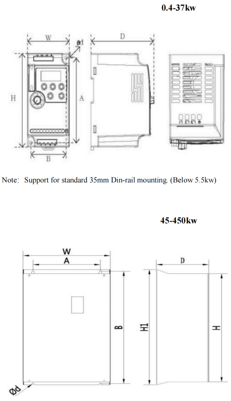 Variable Frequency Low Voltage Dc Inverter Ac 3 PH Output