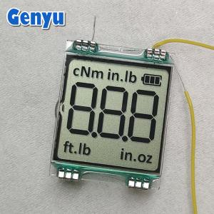 Customization 3 Digit 7 Segment LCD Display TN Potivie Black Fonts 12 PIN