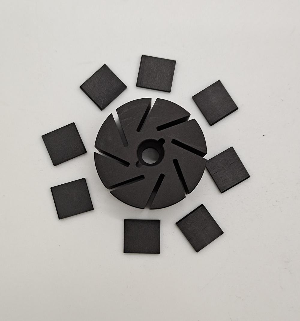 IATF16949 Durable Carbon Graphite Rotors High Purity Corrosion Proof