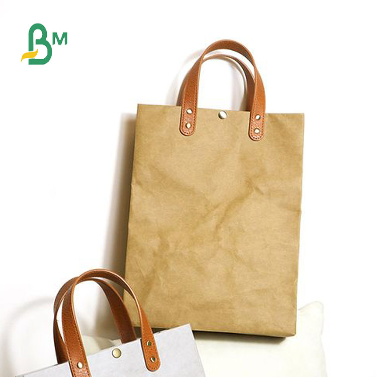Washed Anti Tear Paper Kraft Paper Fabric Without Coated Kraft Paper