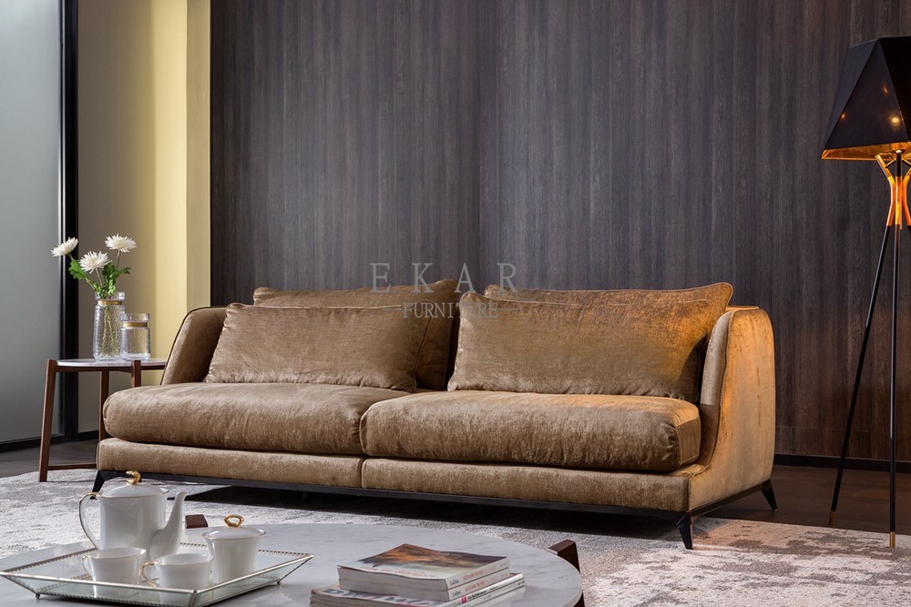 Fabric Velvet Furniture Couch Living Room Sofa