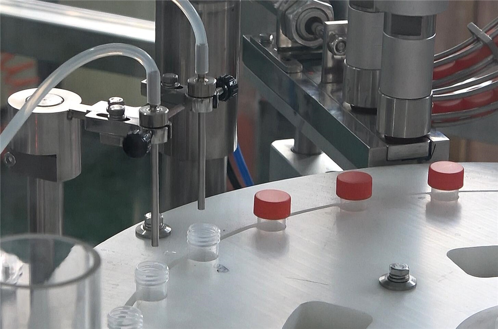 Double Head Aseptic 1Ml Automatic vial Rotary Liquid Filling Machine