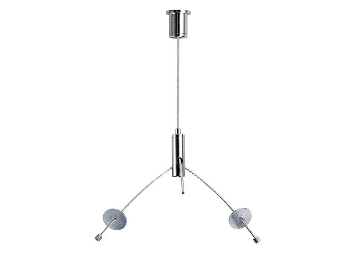 Pre Drilled Hanging Lamp Kit , Pendant Light Cable Kit For Artwork / Shelves