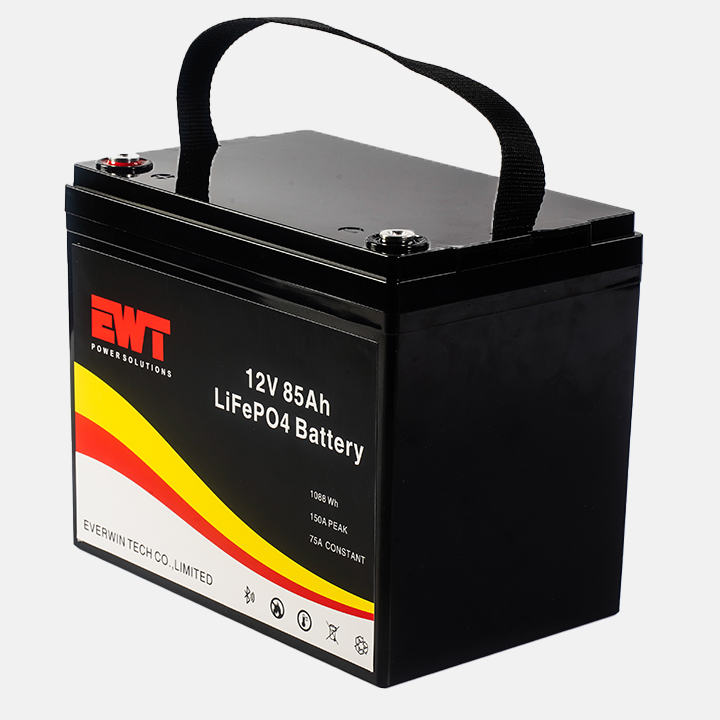 12V Lithium Iron Phosphate Battery IFR32700 12.8V 85Ah Lithium ion LFP Battery Pack for SOLAR POWER