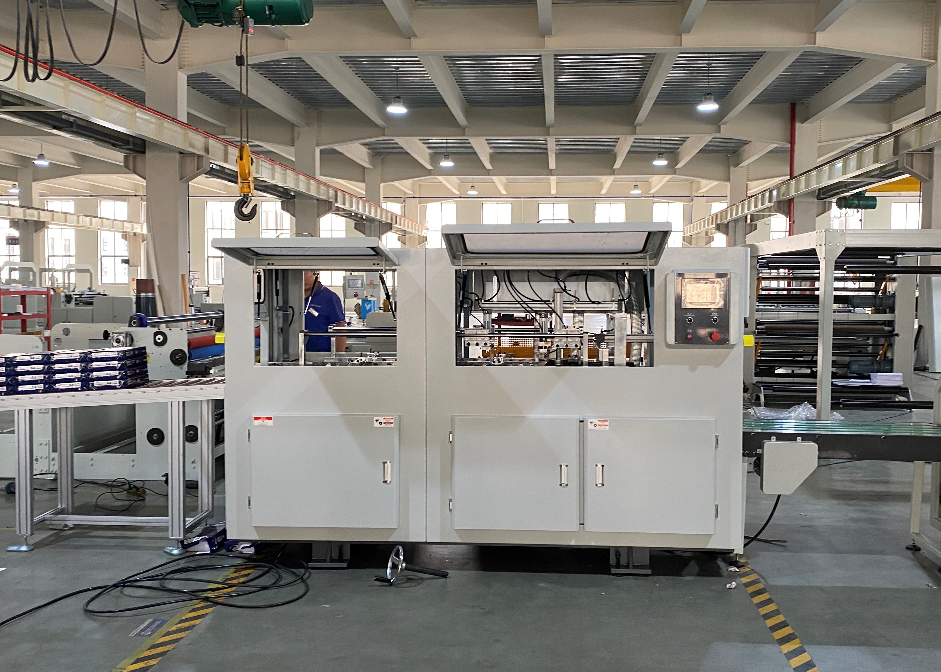 2 Unwinding Rolls Automatic A4 Size Paper Making Machine For Printing Use