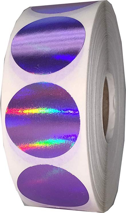 Waterproof 2D 3D Round Roll Hologram Authentic Stickers