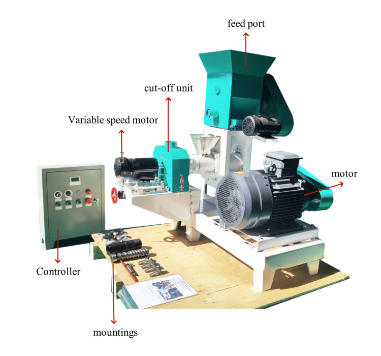 Automatic Pellet Snack Food Manufacturing Machinery Extruder Children Snacks Making Machine