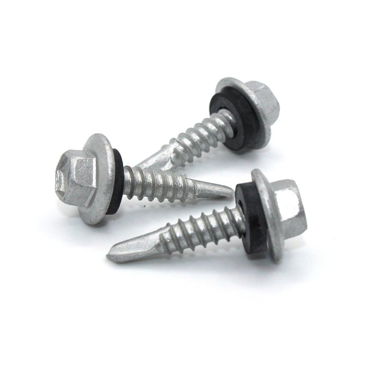 Post Shipping Original Hex Flange Head Self-Drilling Roofing Screws DIN7504 Tek Screws