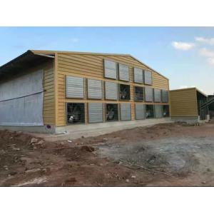  Detachable Steel Frame Chicken Coop Pre-Engineered With Different Dimension Manufactures