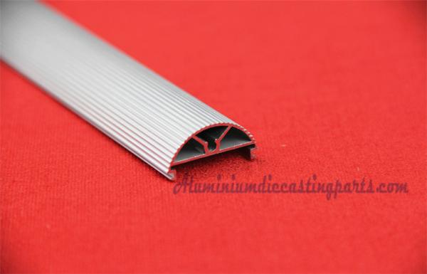 Silver Anodize Aluminum Alloy Extruded Profiles Of LED Fluorescent Tube For