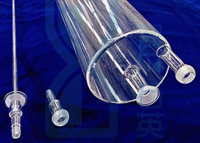 OD300mm SIO2 Quartz Glass Tube For Tube Furnace Flange