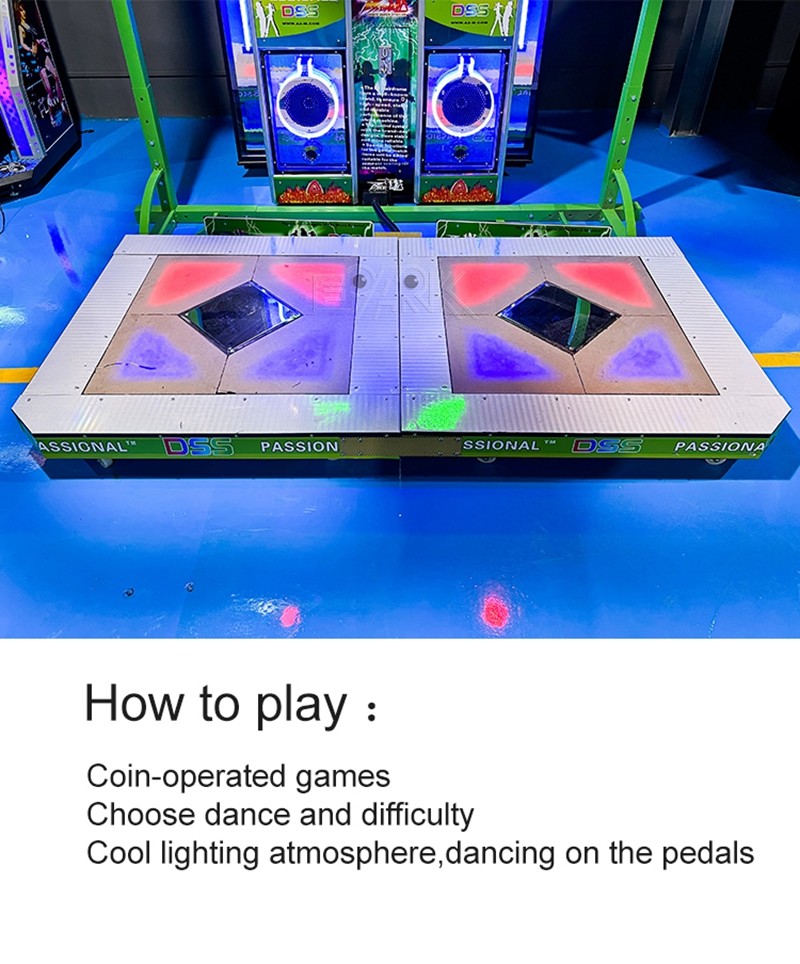 750W Music Rhythm 47" Arcade Dance Machine For Game Centers