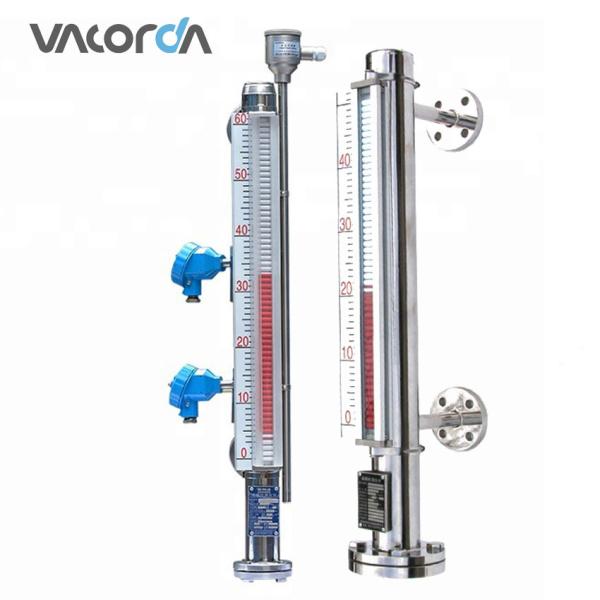 Quality IP65 Side Mounted Magnetic Gas Level Indicator With 4-20mA for sale
