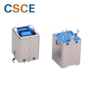 PCB USB 3.0 Type B Connector Contact Current Rating 1.8 Amperes For Pin1 / Pin4
