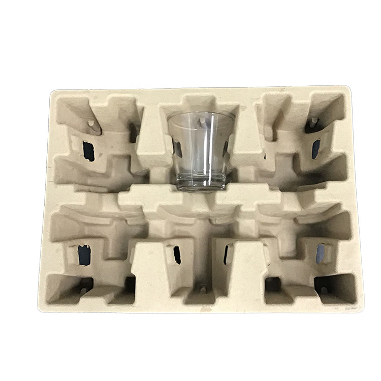Biodegradable Eco Tray Packaging Waterproof Oilproof For Bottle Dry Press