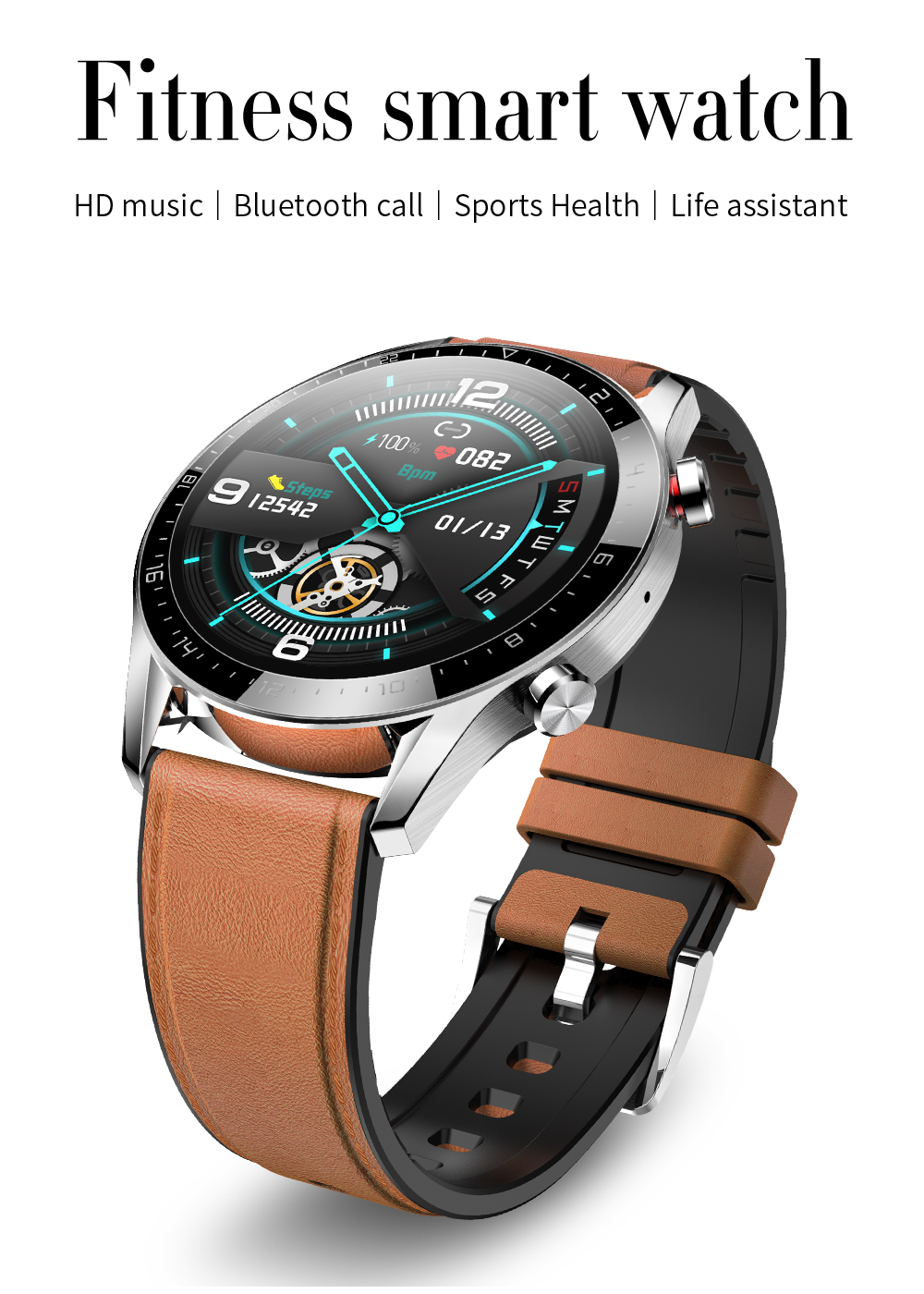 Amazfit Gts M4 Round Shape Smartwatch Touch Screen Band Bracelet Mobile Phones