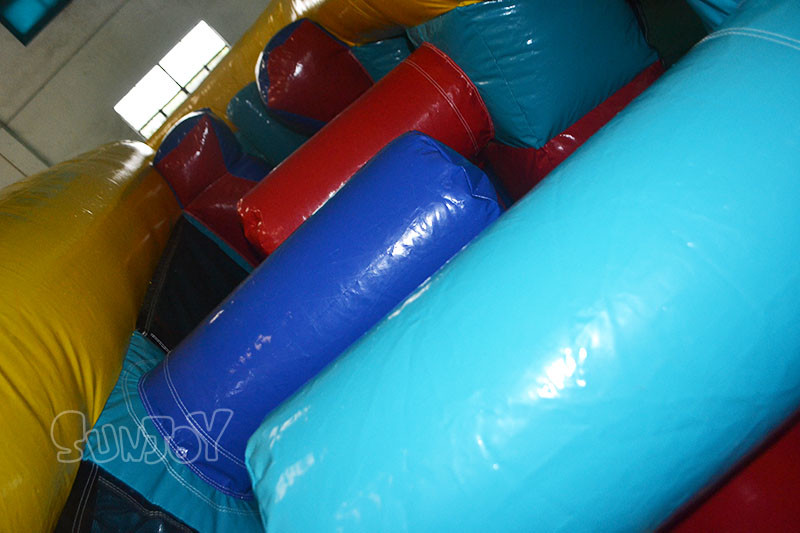 EN71 Adrenaline Rush Maze Inflatable Bouncy Castle