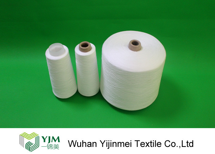 High Tenacity Bright Virgin Polyester Staple Yarn , Polyester Core Spun Yarn