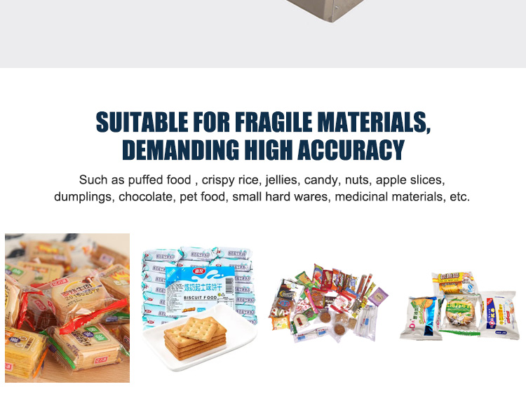 Mult-Row On-Edge Sealing Packing Machine Cookie Chocolate Biscuit Automatic Packing Machine