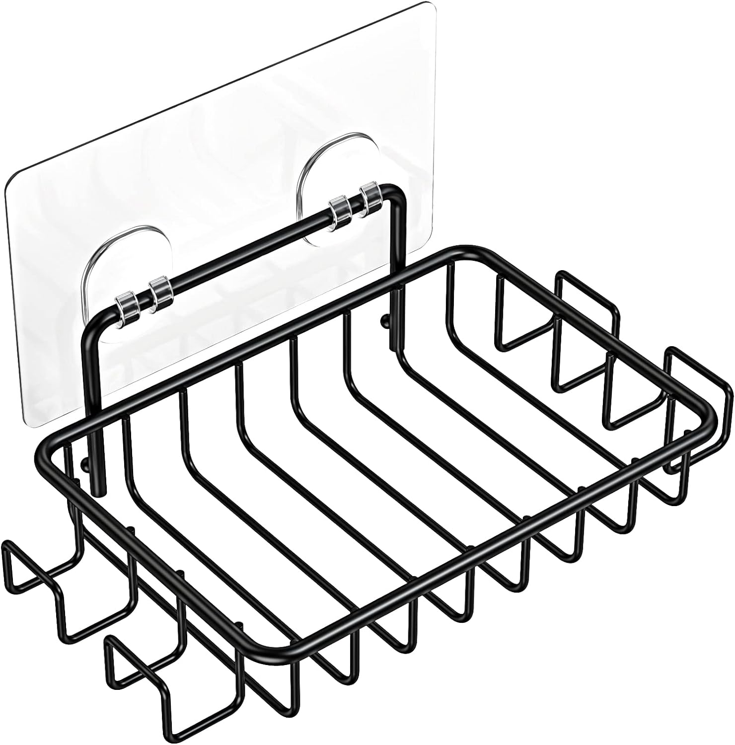 Rustproof Soap Bar Holder Wall Mounted 4.2 Ounces Stainless Steel with 2 Shower Hooks
