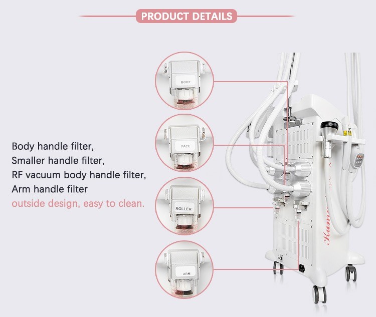 700-2500nm Anti Cellulite Massager Machine Kumashape X Vacuum Cavitation System