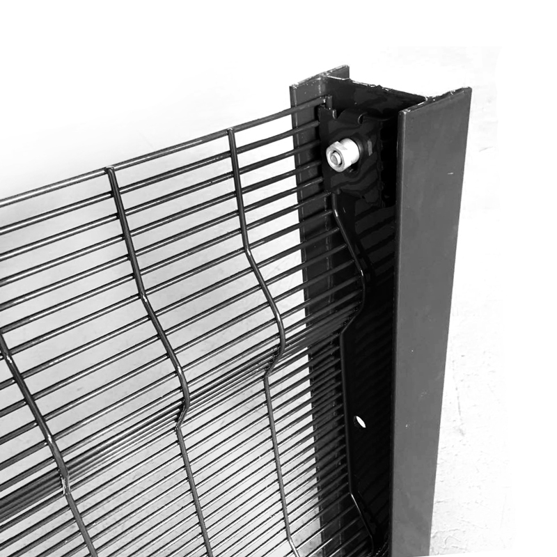 1.8*2.4m High Security Anti-climb 358 Fence Powder Coated Clear Vu Fence