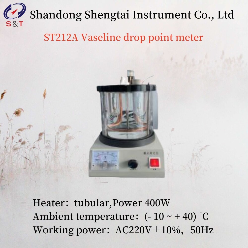Manual Pharmacopoeia Vaseline Drop Point Tester Heater Power 400W