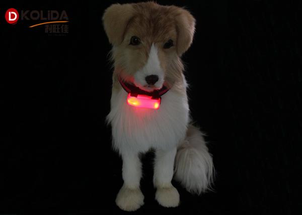 Weather Resistant Nylon LED Flashing Dog Night Light Attacher Pet Protect