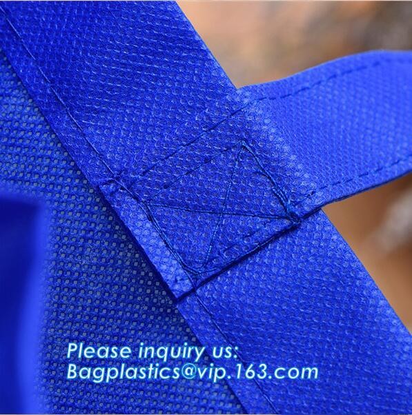Custom Promotional Gift Foldable PP Printed Garment Cheap Drawstring Tote Fabric Laminated Recyclable Non Woven Bag, pkg