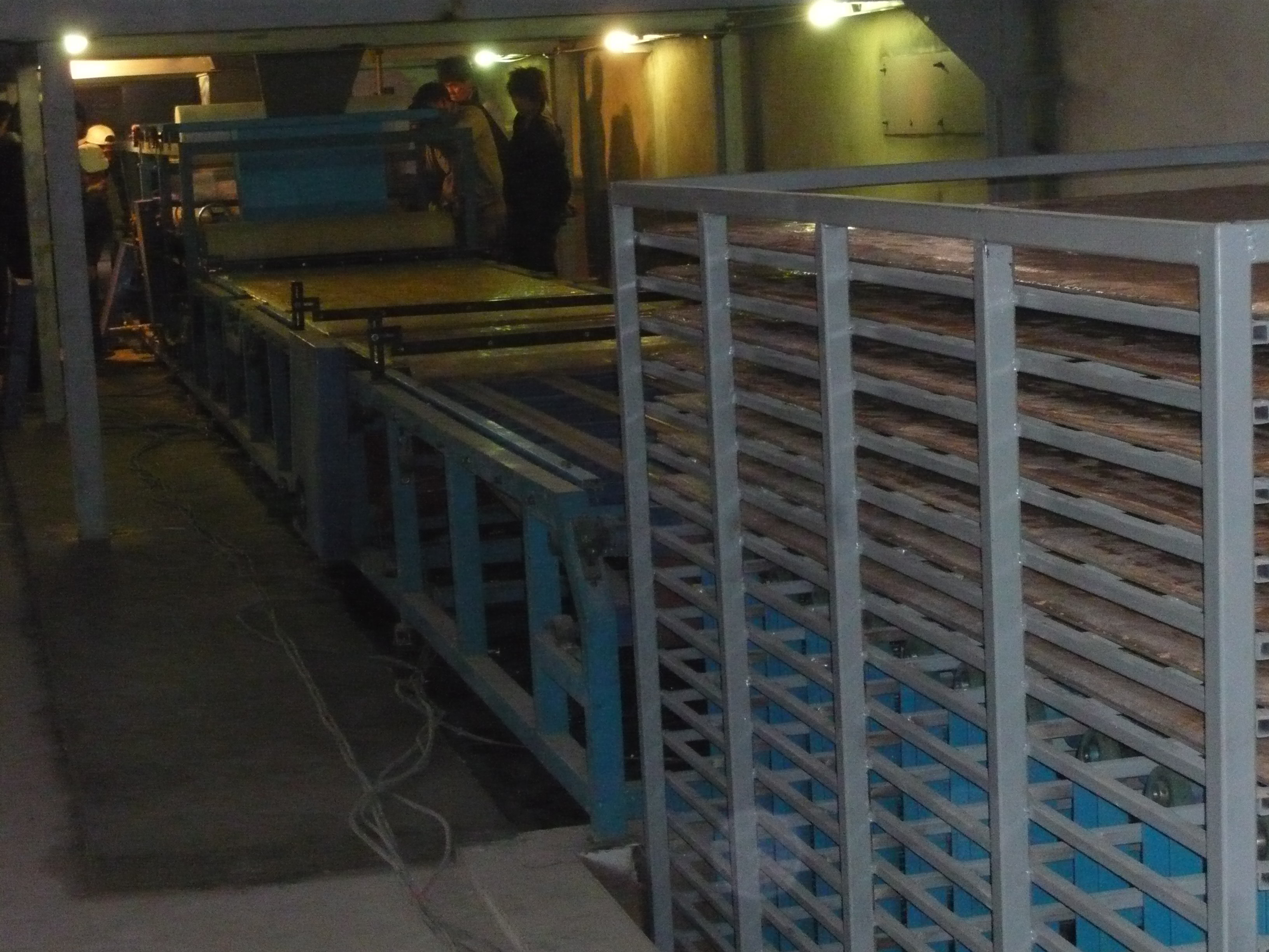 PLC Control System Corrugated Roll Forming Machine for Mgo / Fiber Glass Mesh Raw Material