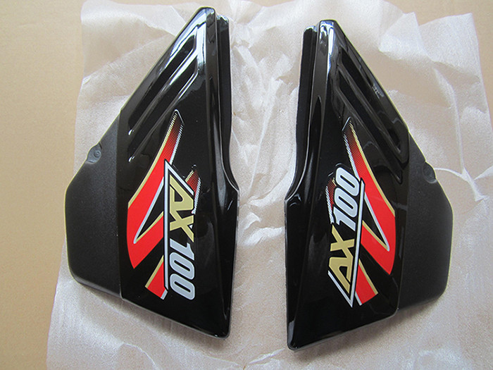Complete Motorcycle Plastic Body Parts Blue Front Fender Side Cover For Suzuki AX100