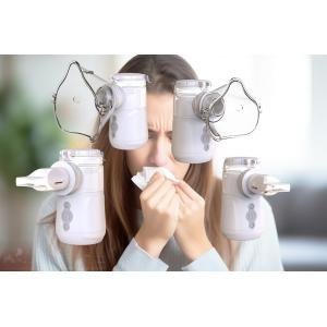 Vibrating Mesh Nebulizer Particle Size 1-5μm Medical and Portable Anti Broken No