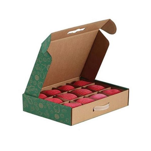 Custom Logo Corrugated Carton Folding Mailer Boxes Mailer Fruit Packaging For