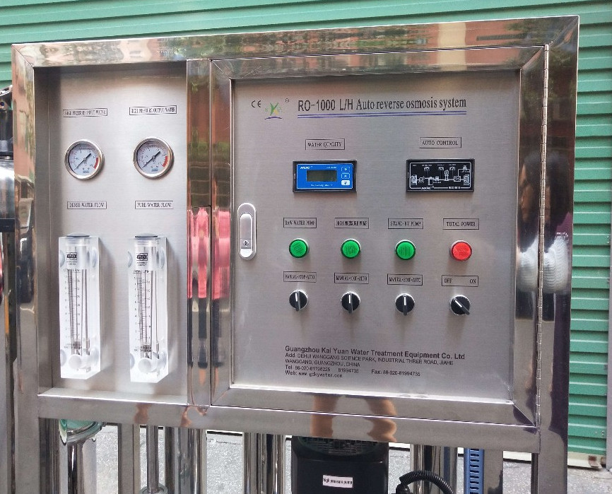 1000LPH Auto Control Deionized Water Purifier 5000GPD Industrial Reverse Osmosis Water System Plant RO Machine
