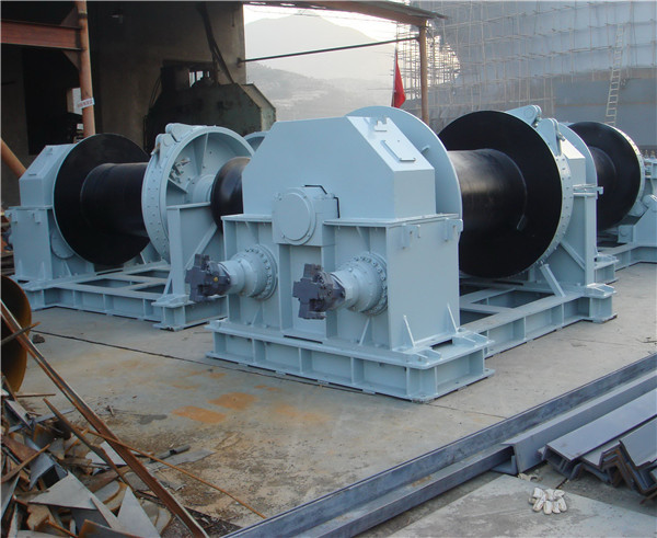 Drum Rated Load 150KN Drum Capacity 200m Hydraulic Towing Winch