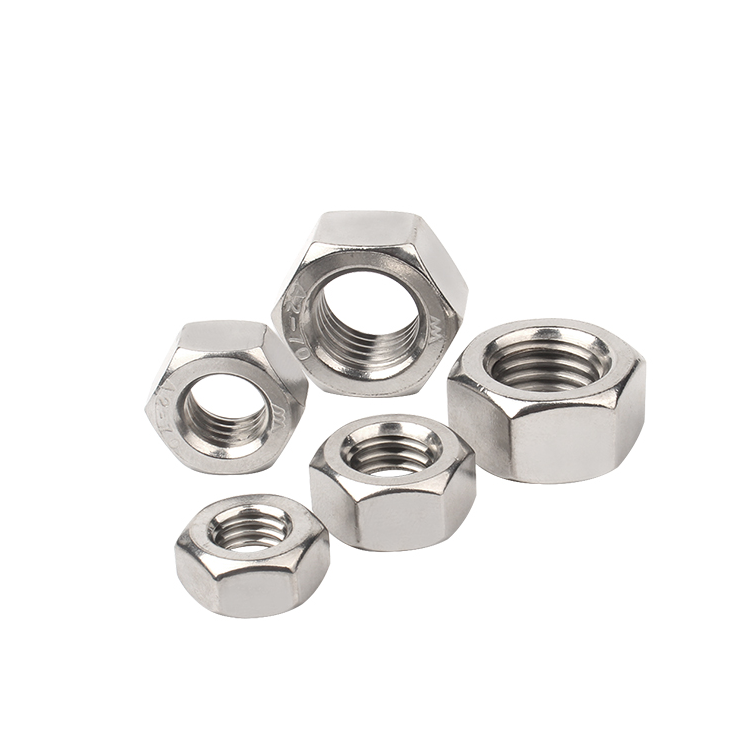 100% Inspection Before Shipment Din 934 Hex Nuts M4 M6 M8 M10 M12 M16 M24 SUS 304 316