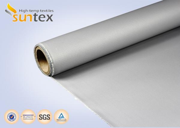 Quality 32 Oz Rubber Silicone Coated Fiberglass Fabric Material Anti Fire Curtain for sale
