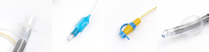 Customized Reinforced Disposable Endotracheal Tube Double PU Cuffed With Stylet