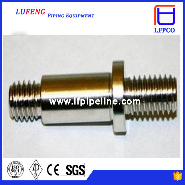 Stainless steel 10-24# stud bolt, flat stud bolt,brass stud bolt for HEX bolt