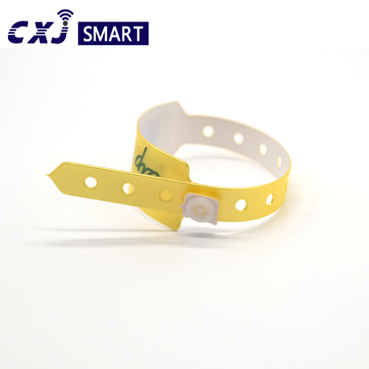Adjustable Waterproof RFID NFC Bracelet Soft Pvc Ultralight C For Ticket