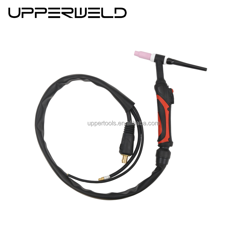 Black Red WP-26 35-70EU Plug TIG Welding Torch Set for Welding Professionals and Hobbyists