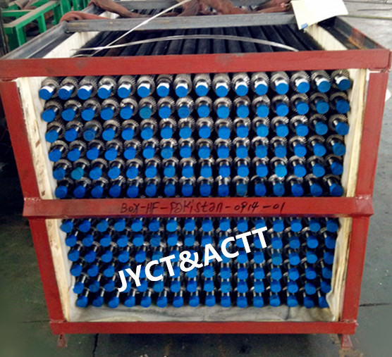 Helical Seamless Carbon Steel Bolier Tube SA210 OD 38.1mm Rolling Type