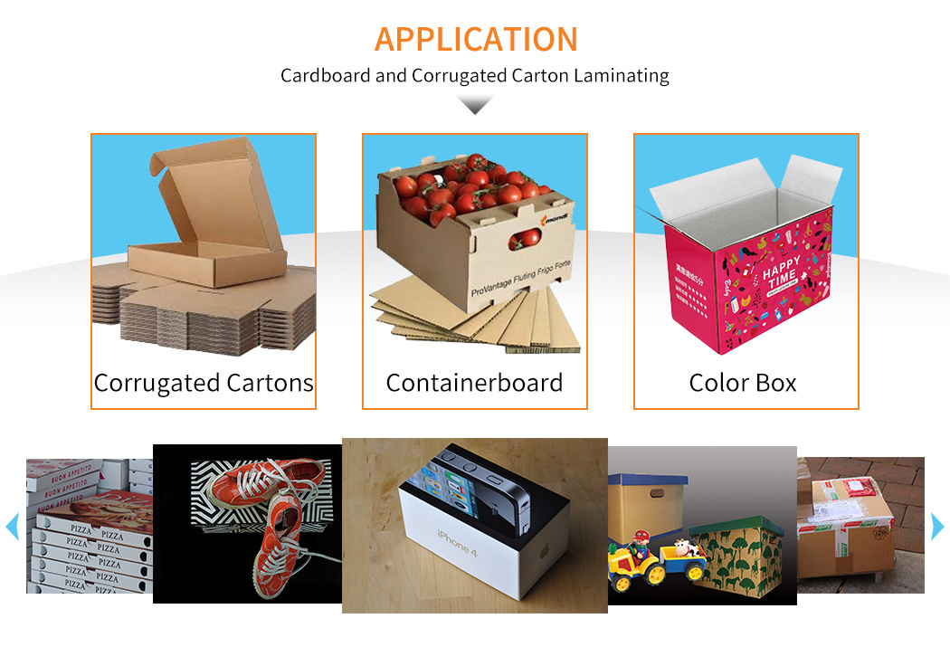 China Ultra High Speed Box Gluing Paper Lamination Gw Flute Laminating Machine