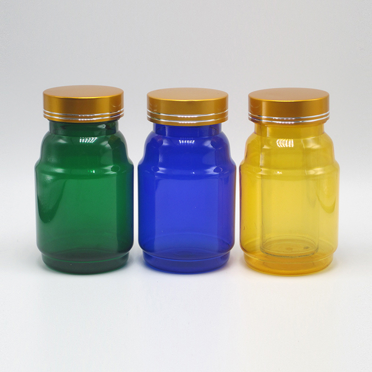 Child Resistant Lids PET Pill Containers for Pharmacy 250mL Pill Capsule Storage