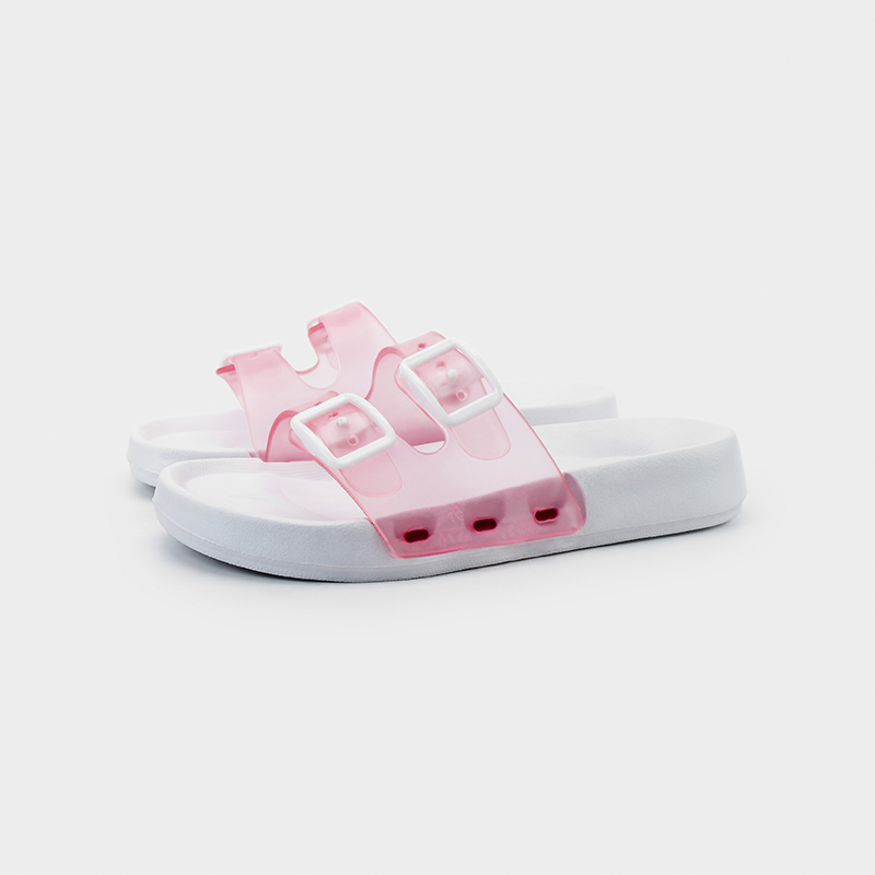 OEM White Transparent Upper Eva Birkenstock Clogs With Double Strap