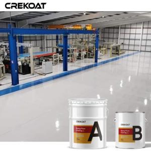 China Seamless Water Based Epoxy Floor Coating Resistance To Chemicals Oils Stains on sale